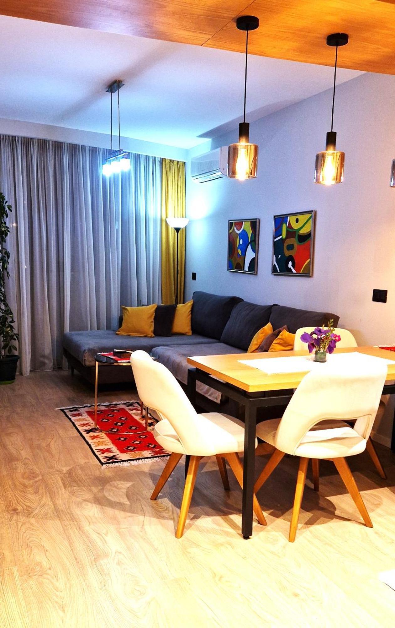 Central Luxury Apartment Tiran Dış mekan fotoğraf
